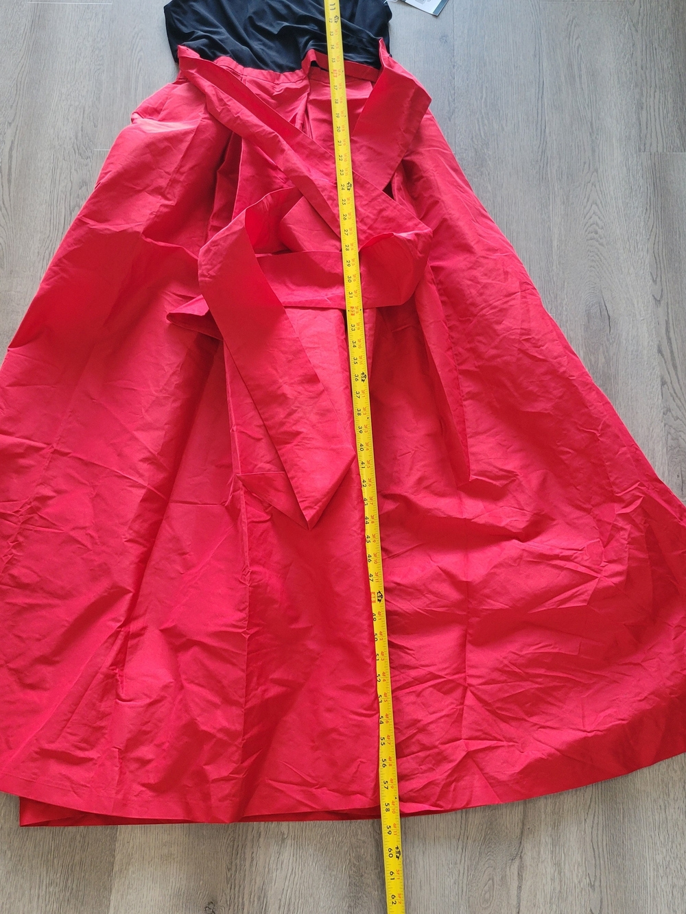 NWT Lauren Ralph Lauren Atelier Taffeta Skirt A-Line Tie-Waist Maxi Gown Size 10 - Picture 16 of 16